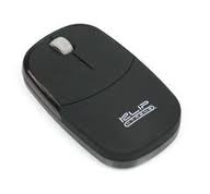 Klip X Mouse Optical Slim w/Nano Dongle Wireless Black