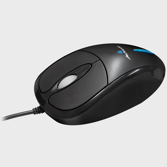 MOUSE AM-450 NEGRO WORKMATE ACTECK OPTICO LUJO USB