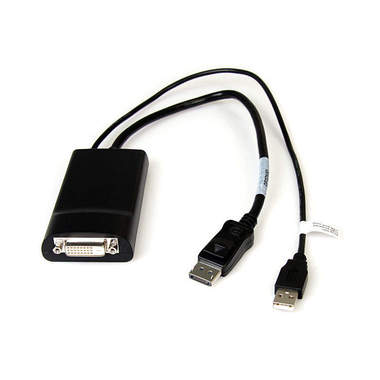 StarTech DisplayPort a DVI convertidor activo de enlace dual - Powered USB DP2DVID DisplayPort a DVI Interfaz