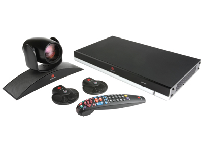Polycom QDX 6000 High Res video Codec with 2 Mics and people plus content