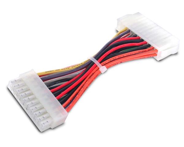Cable de 15cm Adaptador de Fuente de Poder ATX 20 a 24 Pin - Convertidor de Placa Madre Macho a Hembra