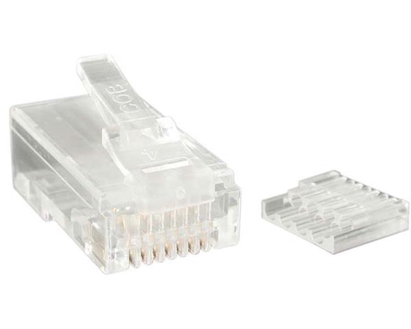 Paquete de 50 Conectores RJ45 Modulares para Cable Cat6