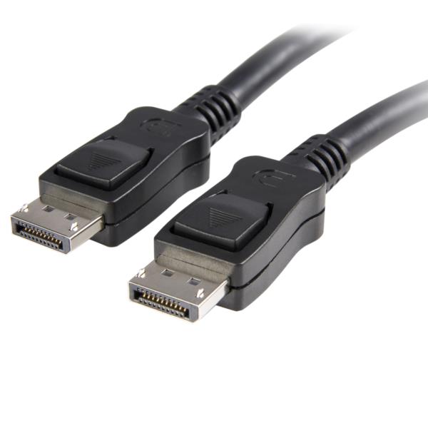 Cable de 3m DisplayPort? 1.2 4k con Cierre de Seguridad - 2x Macho DP