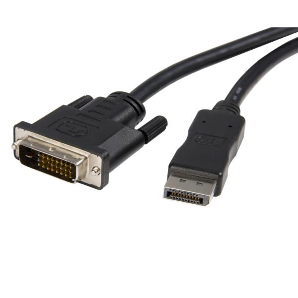 Cable de 1.8m Adaptador de Video Externo DisplayPort? a DVI - Convertidor Pasivo DP++ - 1920x1200