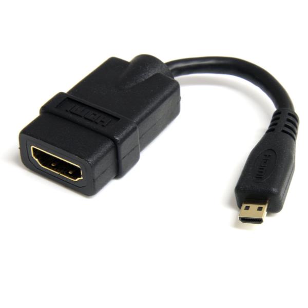 Cable Adaptador de 12cm HDMI® de alta velocidad a Micro HDMI - H a M