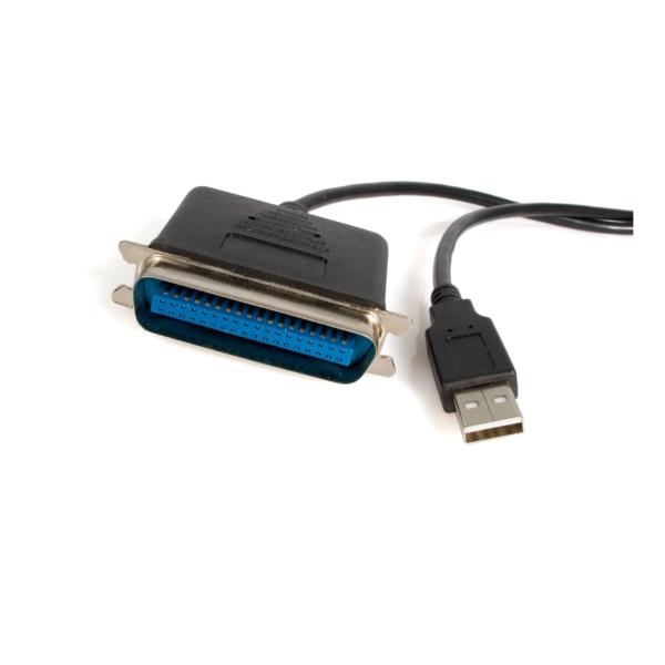 Cable  de 1.8m Adaptador de Impresora Paralelo Centronics® a USB A