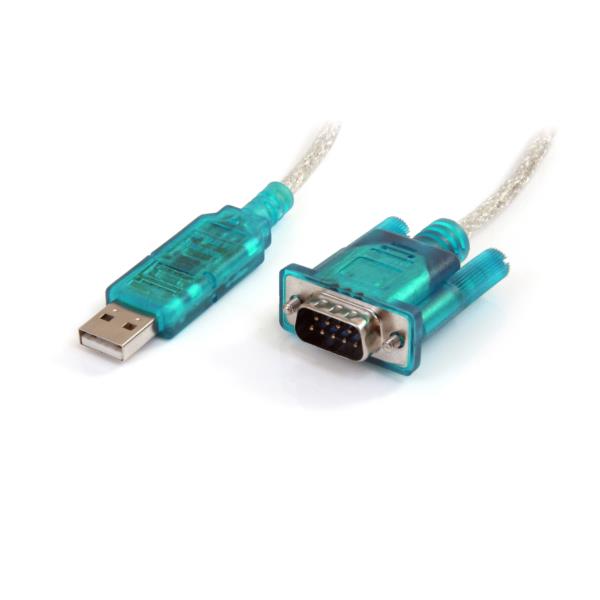Cable Adaptador de 0.9m USB a Puerto Serial Serie RS232 DB9 PC Mac® Linux