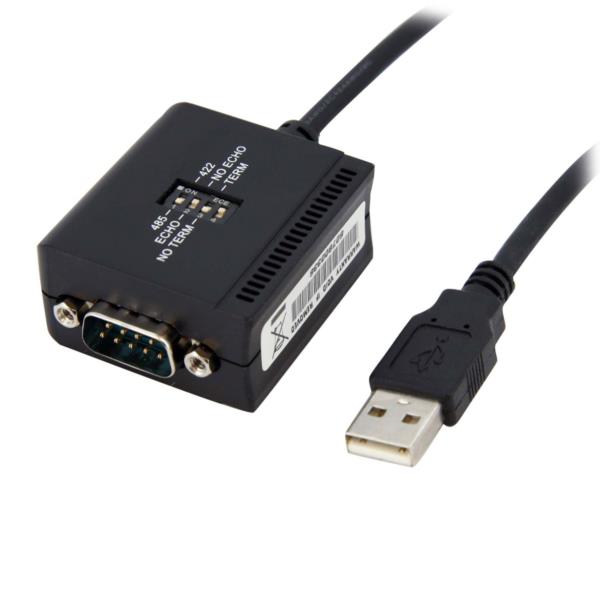 Cable 1.8m USB a Puerto Serial RS422 y 485 DB9 con Retención Puerto COM