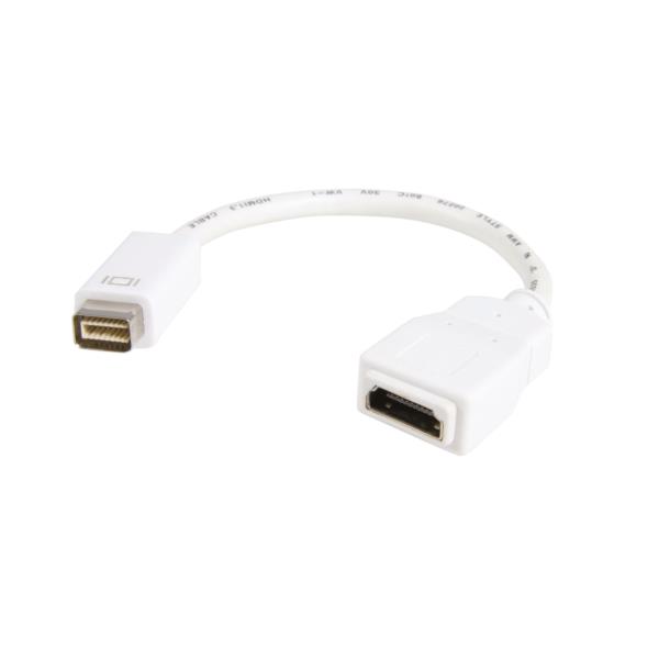 Adaptador HDMI® a Mini DVI - Hembra HDMI -Macho Mini DVI- Para Macbook® iMac® - Blanco