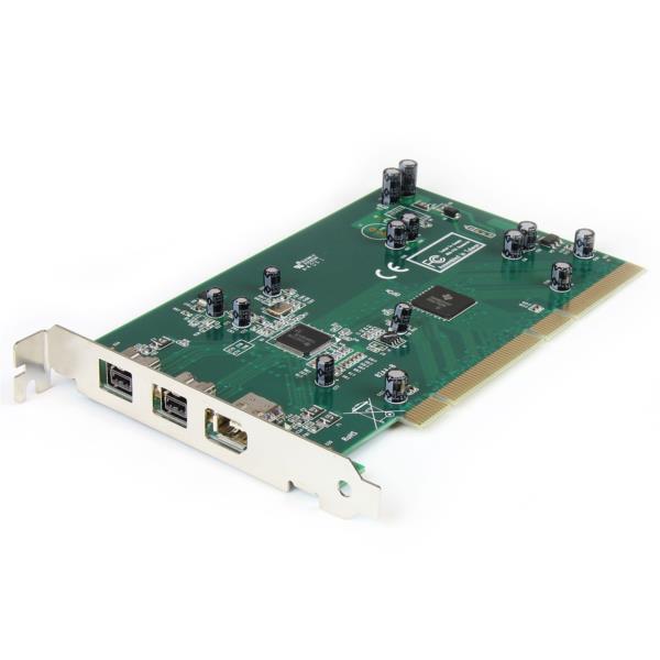 Adaptador Tarjeta Controladora FireWire 800/400 PCI 2 Puertos 1394b 1x 1394a - Kit Edición DV