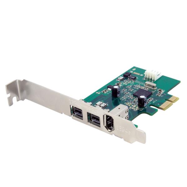 Adaptador Tarjeta FireWire PCI-Express  PCI-e de 2 Puertos F/W 800 y 1 Puerto F/W 400
