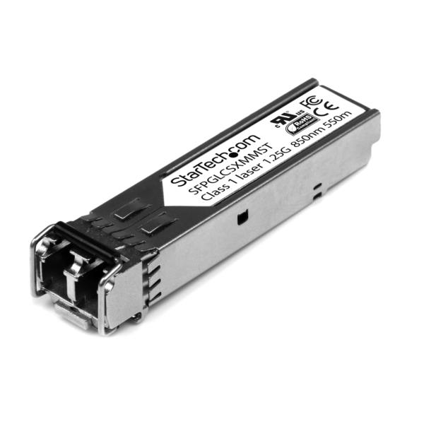 Transceptor Transceiver Fibra Multi Modo SFP Gigabit 850nm LC 1000Base-SX Mini GBIC Compatible Cisco - 550m