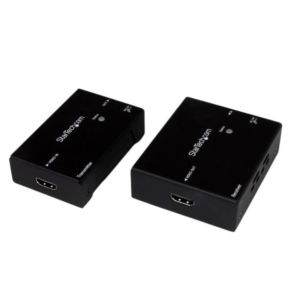 Juego Kit Extensor HDMI® por Cable Ethernet UTP Cat5 Cat6 RJ45 Adaptador POC Power over Cable - 70m