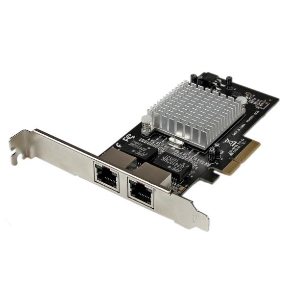 Tarjeta Adaptador de Red PCI Express PCI-E Gigabit Ethernet con 2 Puertos RJ45 Chipset Intel® i350
