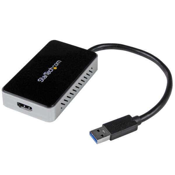Adaptador Tarjeta de Video Externa USB 3.0 a HDMI® con Hub USB 1 Puerto - Cable - 1080p