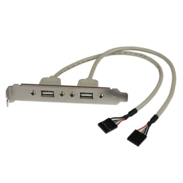 Adaptador de Placa  USB A Hembra de 2 puertos