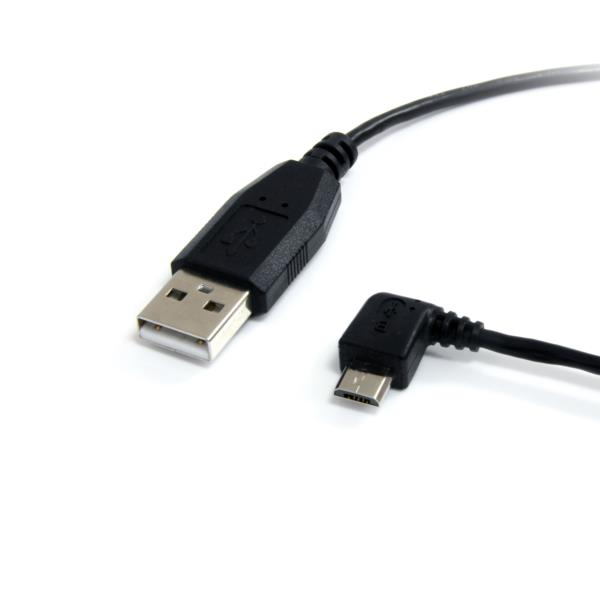 Cable USB 2.0 de 1.8m A Macho a Mini B Macho en Ángulo Izquierdo