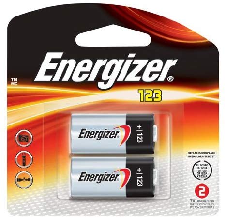 Energizer  Batería de litio 123APB2 paquete con 2