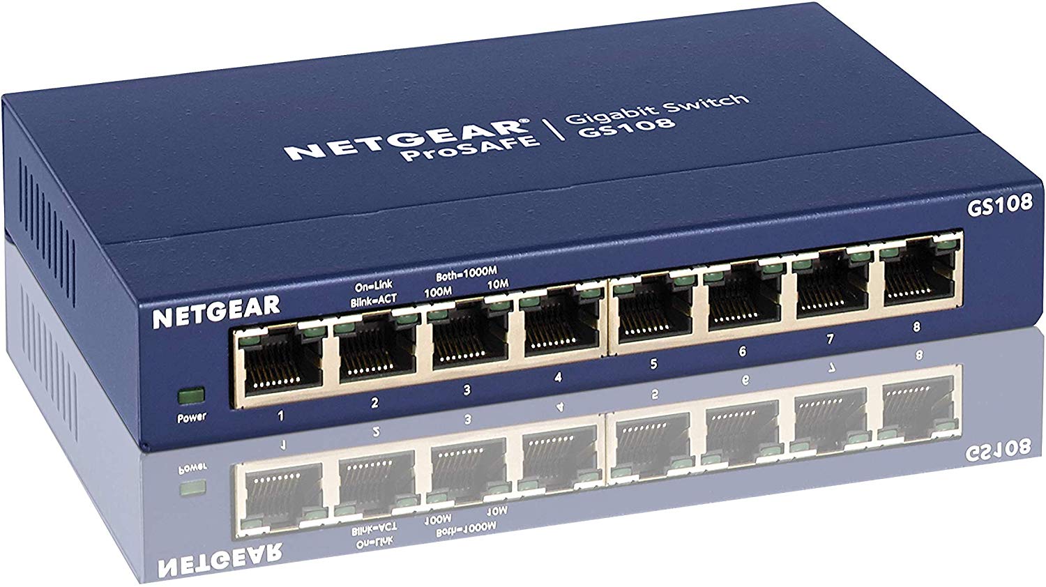 Netgear ProSafe gs105 Switch de sobremesa con 5 puertos Gigabit 10/100/1000Mbps, Negro