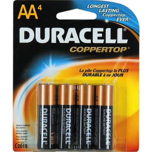 Duracell Batteries / 4 pilas AA
