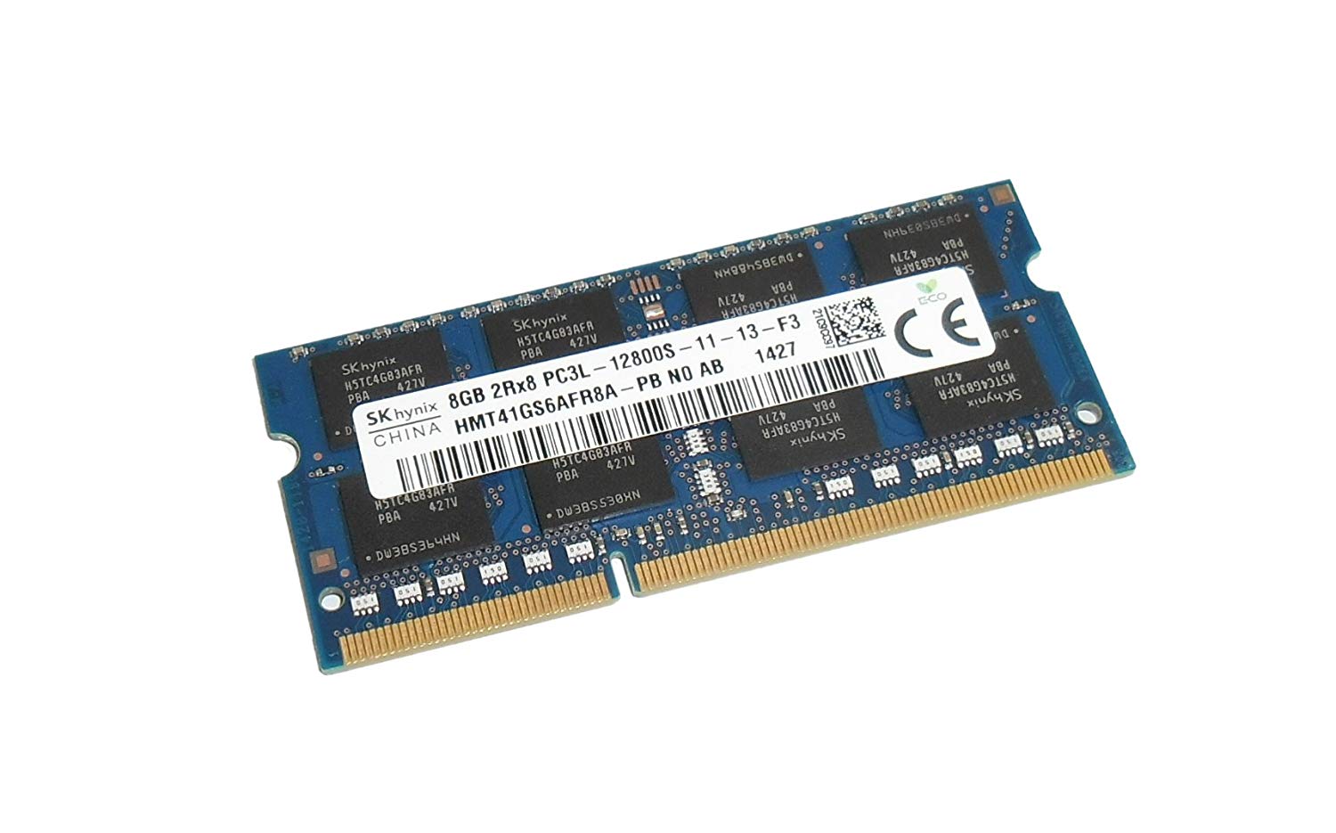 Hynix 8GB DDR3 Memory SO-DIMM 204pin PC3L-12800S 1600MHz HMT41GS6AFR8A-PB