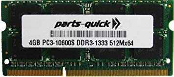 4GB RAM Upgrade for Sony VAIO VPCEG13EL DDR3 PC3-10600 SODIMM Memory