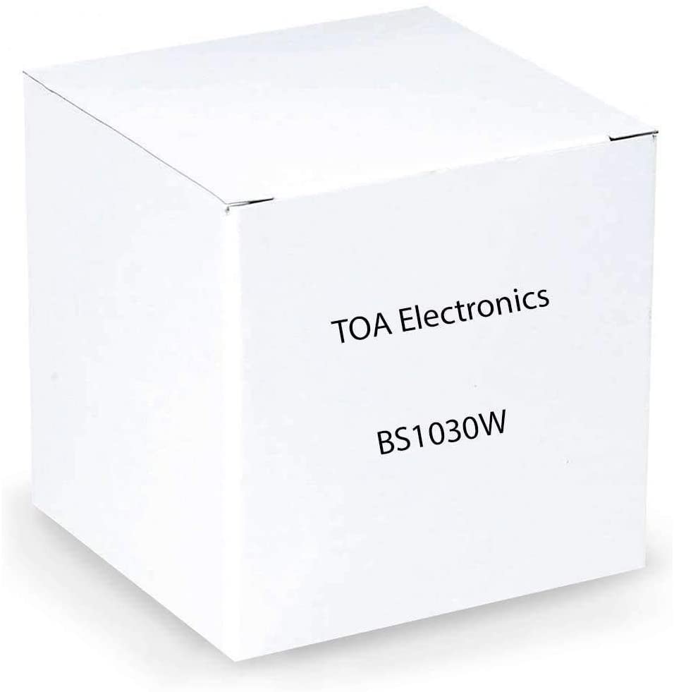 TOA BS-1030W ALTAVOZ DE MUSICA MEGAFONIA 70V 30W BLANCO