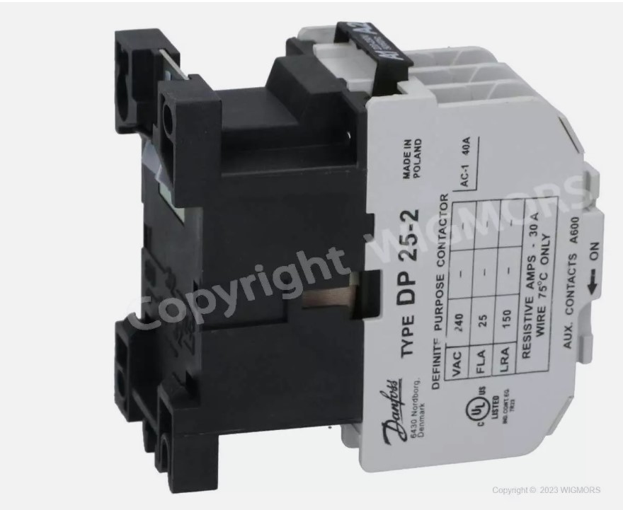 Contactor Danfoss DP25-2 220-230V 50Hz/60Hz 037H4151.32 037H415132-