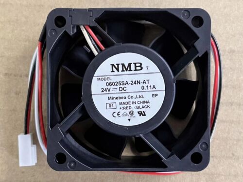 06025SA-24N-AT 24V 0.11A Ventilador Equipo Tres Hilos 60  60  25