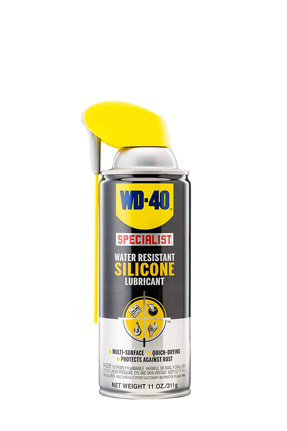 WD-40 Lubricante de silicona en spray resistente al agua 11 oz