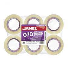 CINTA ADHESIVA EMPAQUE TR JANEL 75/70 TRANSP. 48 X 150 MTS. ADH. ACRIL