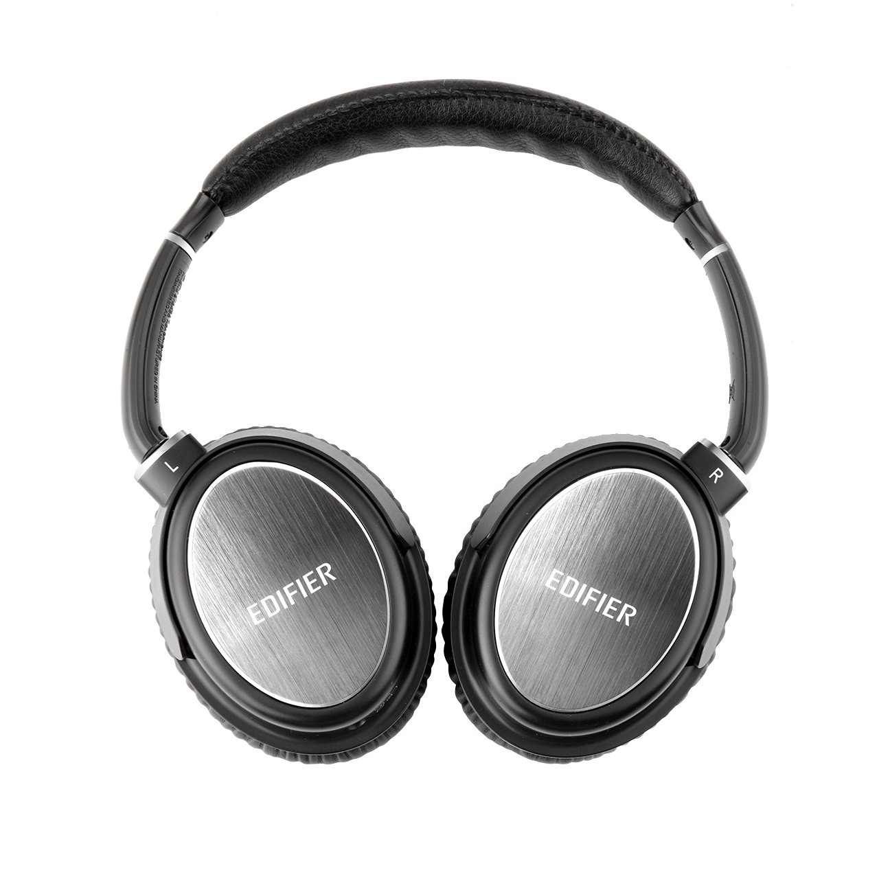 Edifier Auriculares de diadema gran Low Bass, sonido claro Crisp con almohadillas para orejas de piel suave