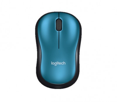 Mouse LOGITECH M185, Negro, 3 botones, RF Wireless+USB, Óptico