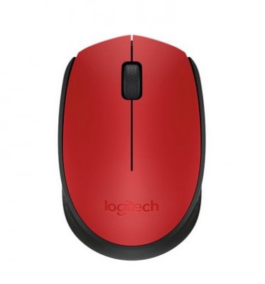 Mouse LOGITECH M170, Rojo, RF inalámbrico