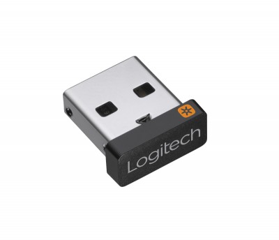 Receptor LOGITECH Unifying Receiver, USB, Negro 910-005235