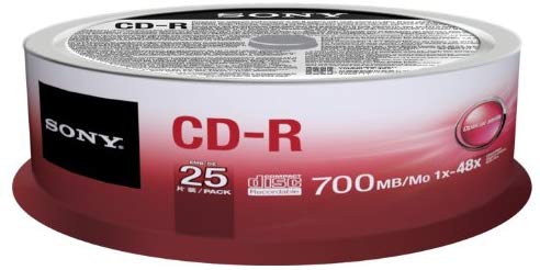 Sony CD-R x 25 – 700 MB  25 PZ