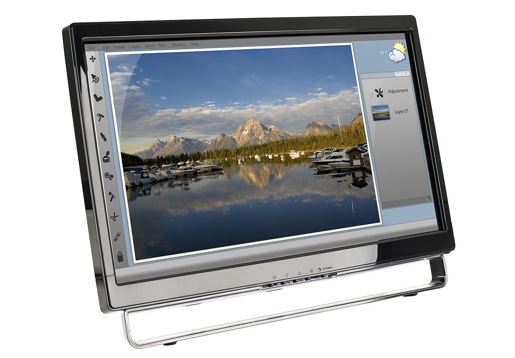 Monitor de pantalla táctil Planar PXL2230MW 22" pantalla LCD LED de doble pantalla táctil full-edge Full HD con iluminación de borde plana