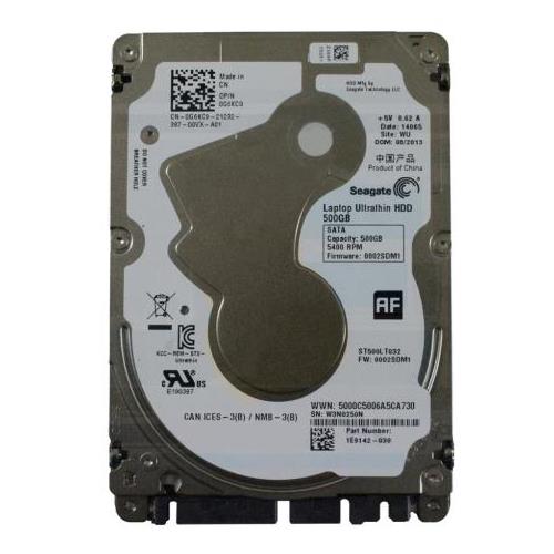 REFURB 0C2T96 Dell 500GB 5400RPM SATA 6Gbps 64MB Cache 8GB MLC SSD DISCO DURO HIBRIDO INTERNO DE 2.5 PULGADAS