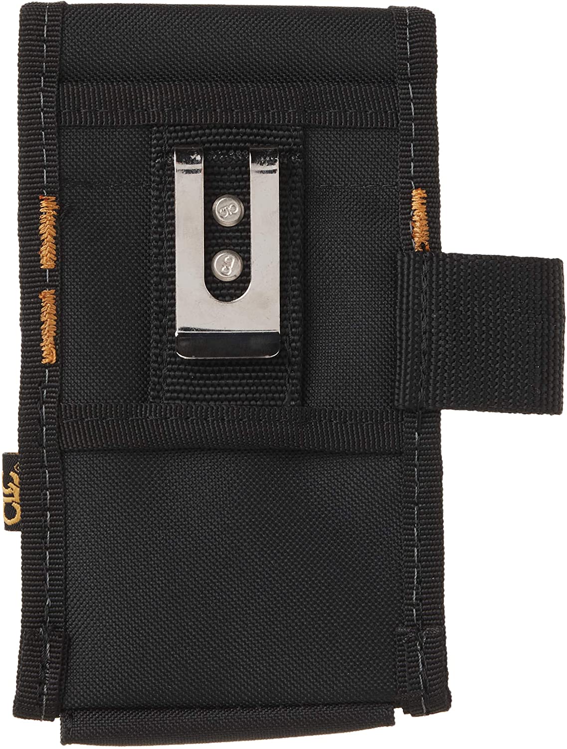 Funda para herramientas 4 bolsillos clip para cinturón para ancho máximo de cinturón de 2 1/2 in cierre de velcro