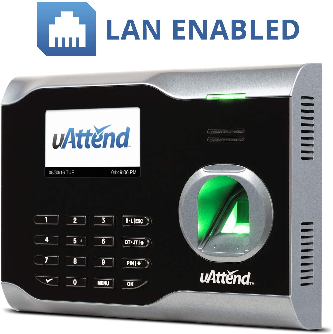 uAttend BN6000 biométrico con lector de huella digital 2000 usuarios