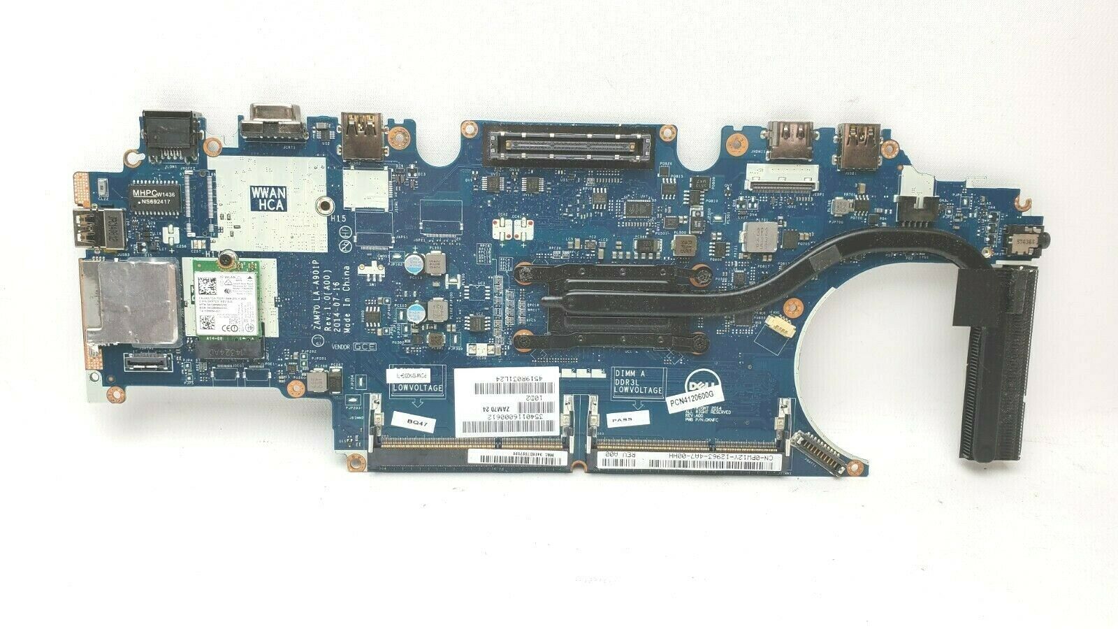 Dell Latitude E5450 Laptop Motherboard Intel i3-4030U 1.9 GHz (usada)