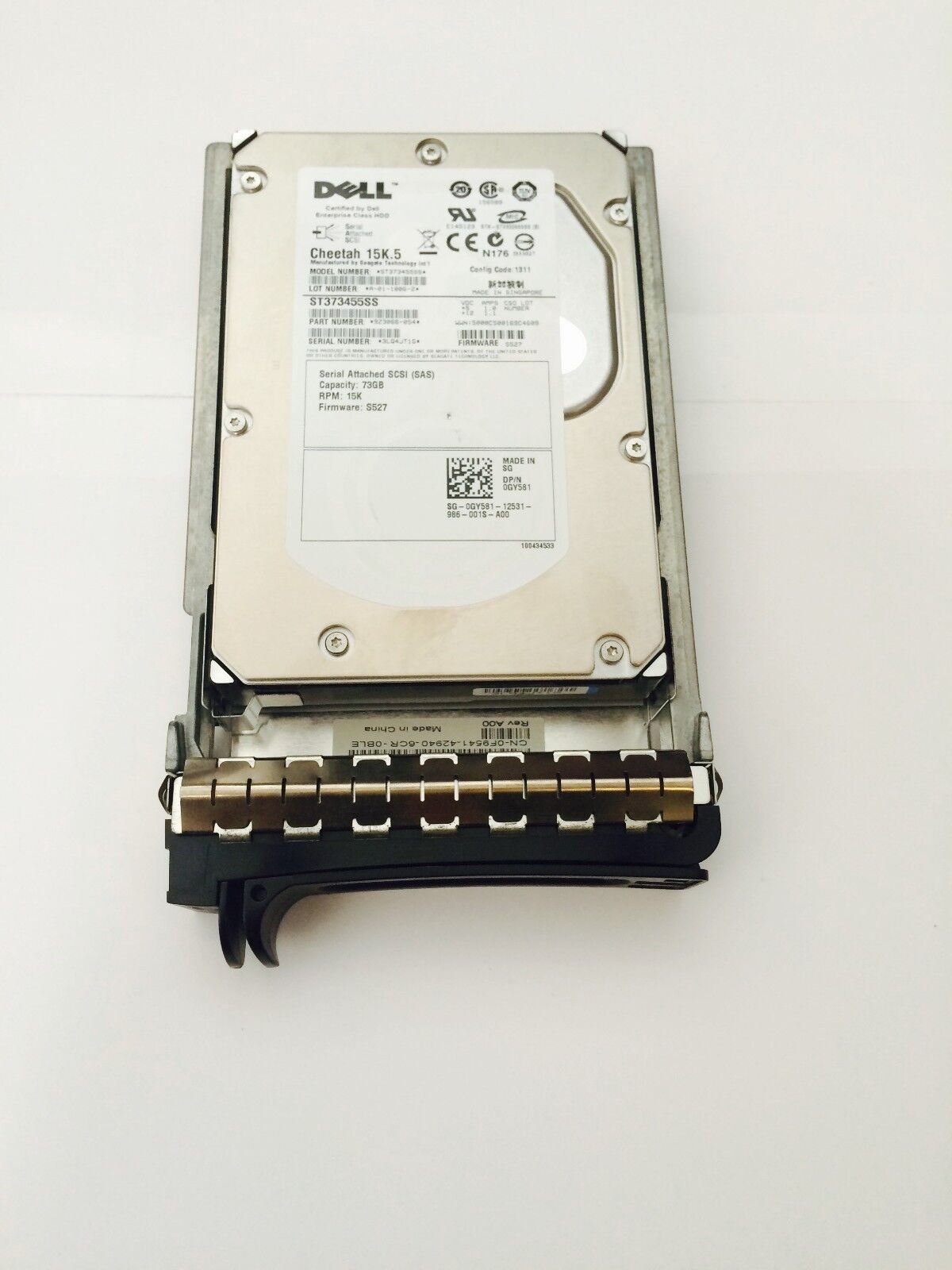 Disco duro HDD con bandeja R X162K 0X162K Dell 146GB 15K RPM 6Gb/s 2.5" SAS SERVER
