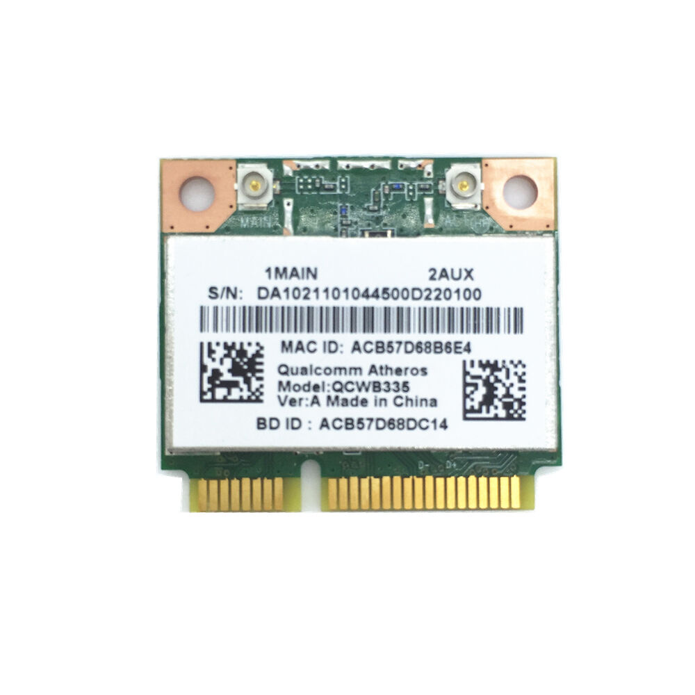Atheros AR9565 QCWB335 Half Mini PCIe WIFI Wireless Bluetooth 4.0 Card