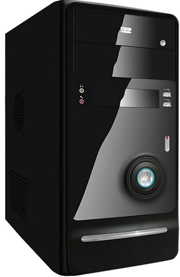 KMEX CS 8326 MICRO ATX  PS 450W 20+4 PINES; SATA NEGRO