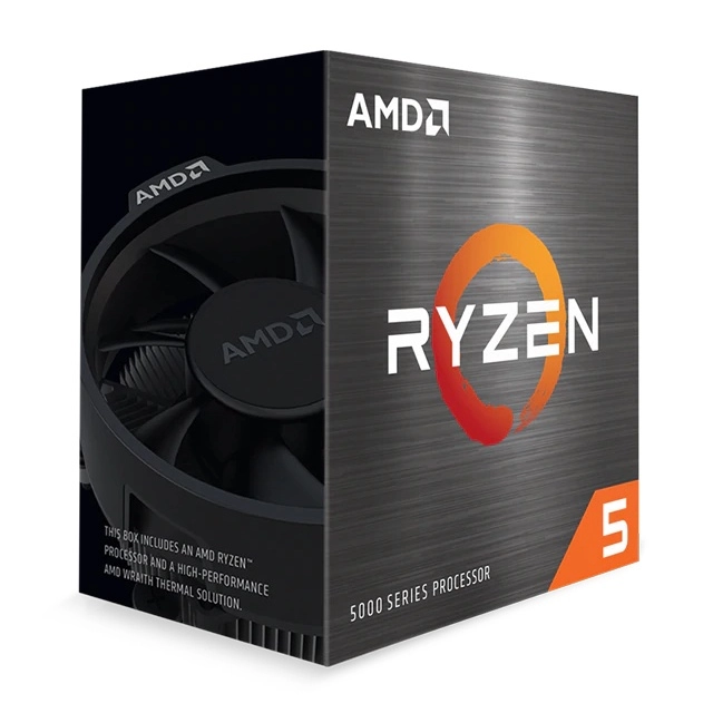 PROCESADOR AMD RYZEN 5 5600X / 6 CORE / 12 THREAD / 3.7GHZ / 4.6GHZ BOOST / TDP 65W / WRAITH STEALTH / (REQUIERE TARJETA DE VIDEO) / 100-100000065BOX