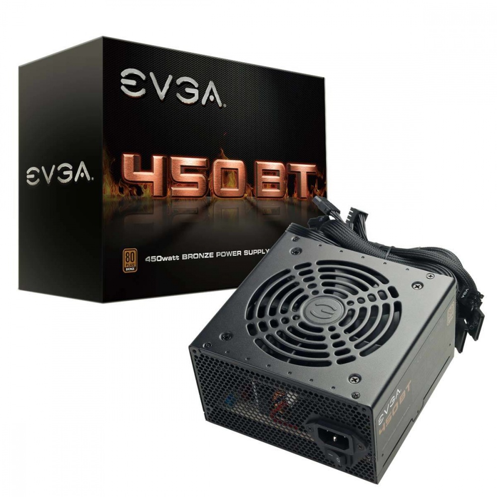 Fuente de Poder EVGA 450 BT 80 PLUS Bronze, 24-pin ATX, 120mm, 450W