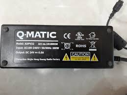 QMATIC AC/DC POWER SUPPLY ADPV32 120VAC X 24 VDC X 6 AMPS