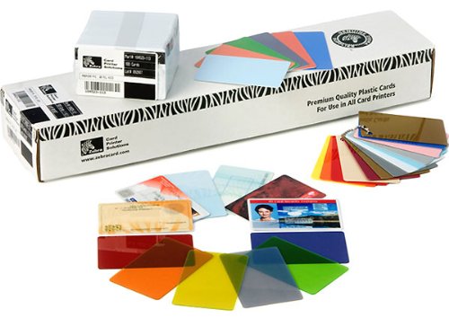 ZEBRA TARJETAS PREMIER AZUL, 500 PZ PVC, 30 MIL, 104523-134
