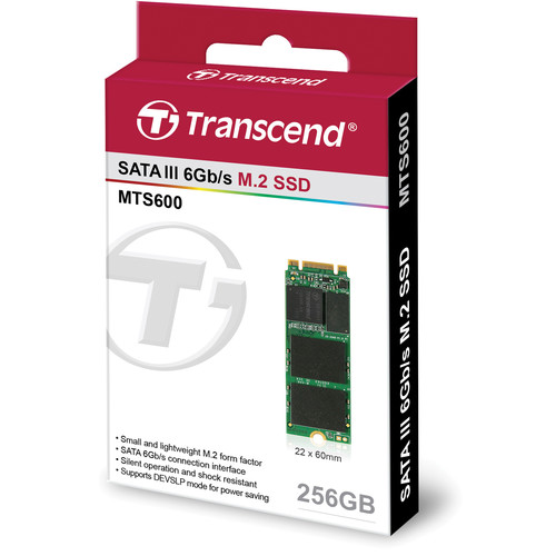 TRANSCEND 256GB MTS600 SATA lll M.2 SSD INTERNO