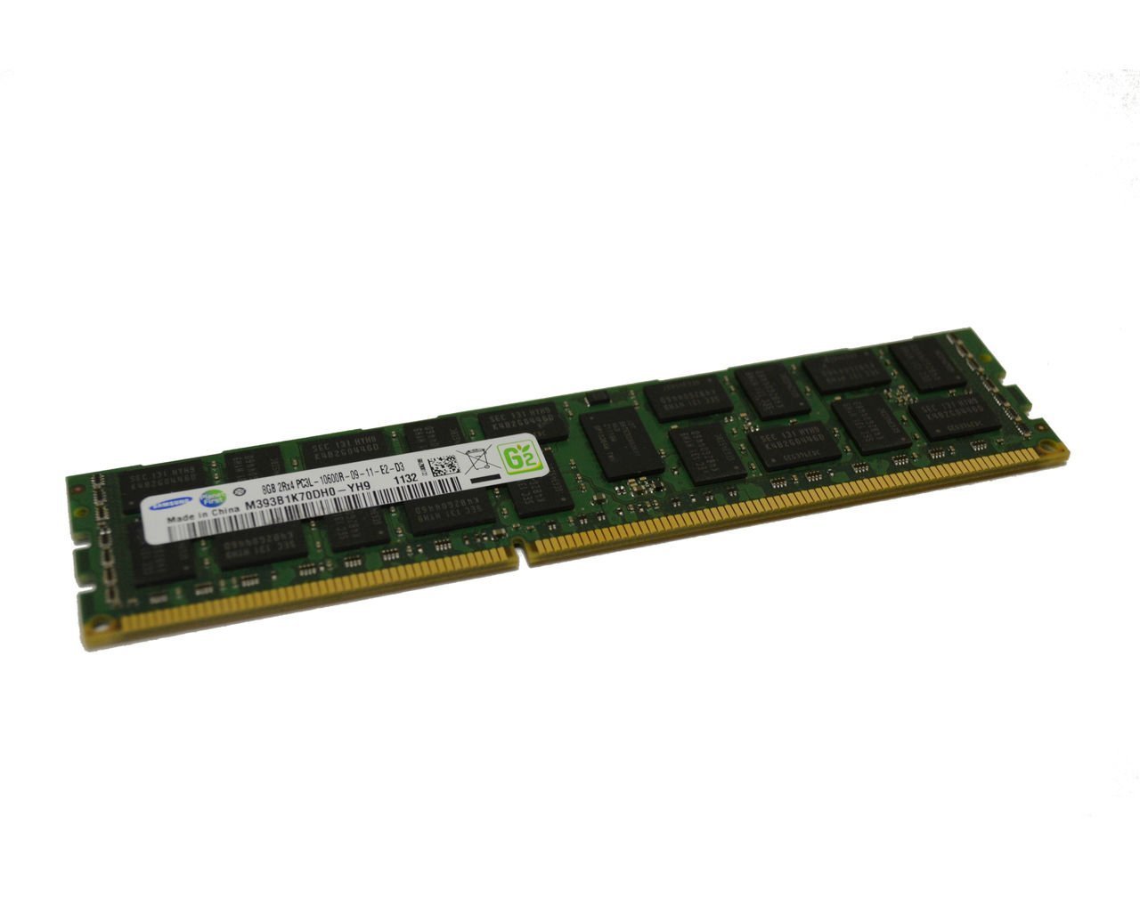 Samsung 8 GB 2RX4 PC3L-10600R 1333 MHz, 240 pines, memoria m393b1 K70dh0-yh9